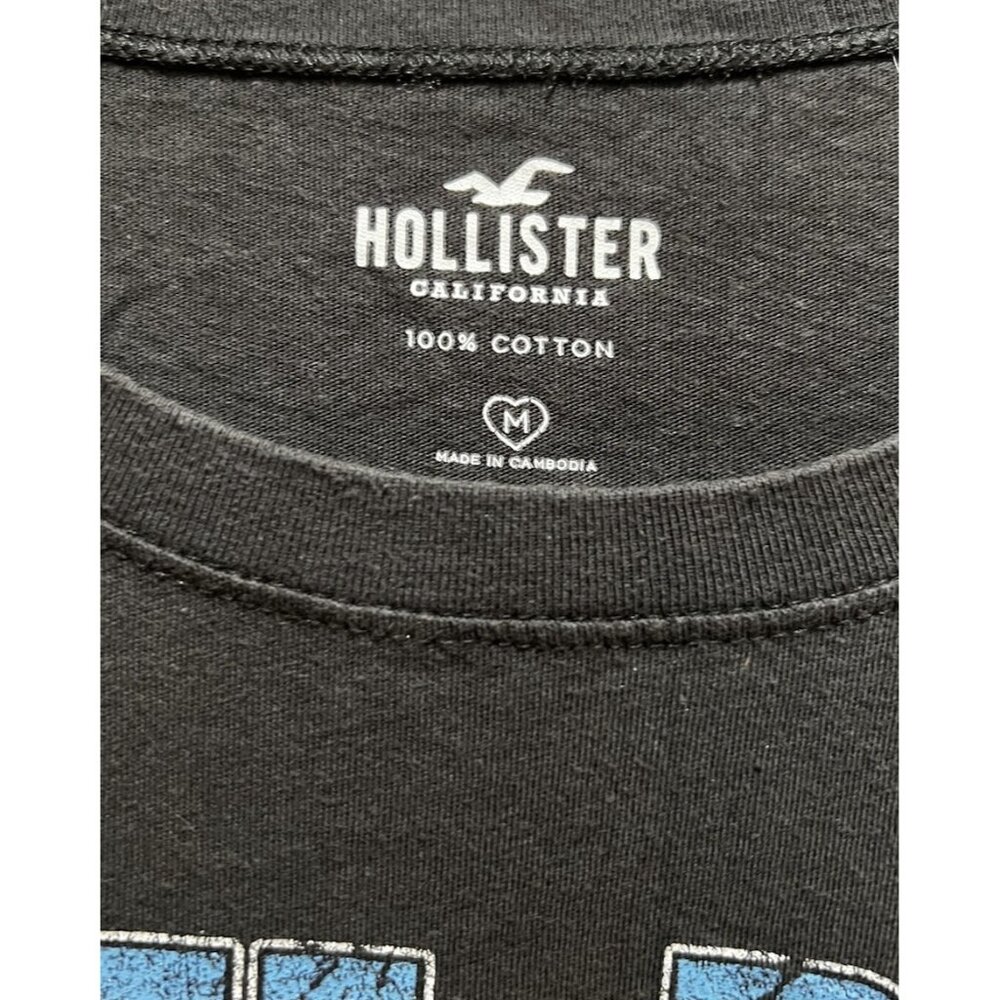 Hollister T Shirt “ Steel Road” Black Motorcycle Graphic ~ Medium - Picture 4 of 4